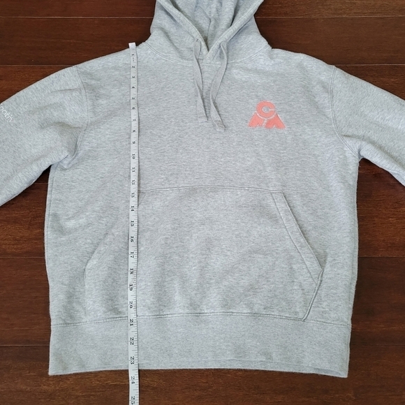 Russell Women's Gray Relaxed Pullover Hoodie Sweatshirt Women's XS Spotify Logo - Picture 7 of 8